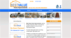 Desktop Screenshot of bestvaluehomeimprovements.com